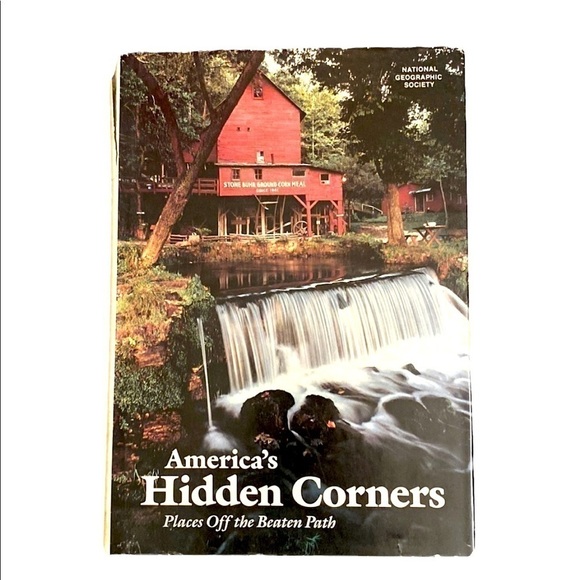 SEND OFFERS Antique National Geographic Hardcover, circa 1983 “Hidden Corners” - Picture 1 of 16